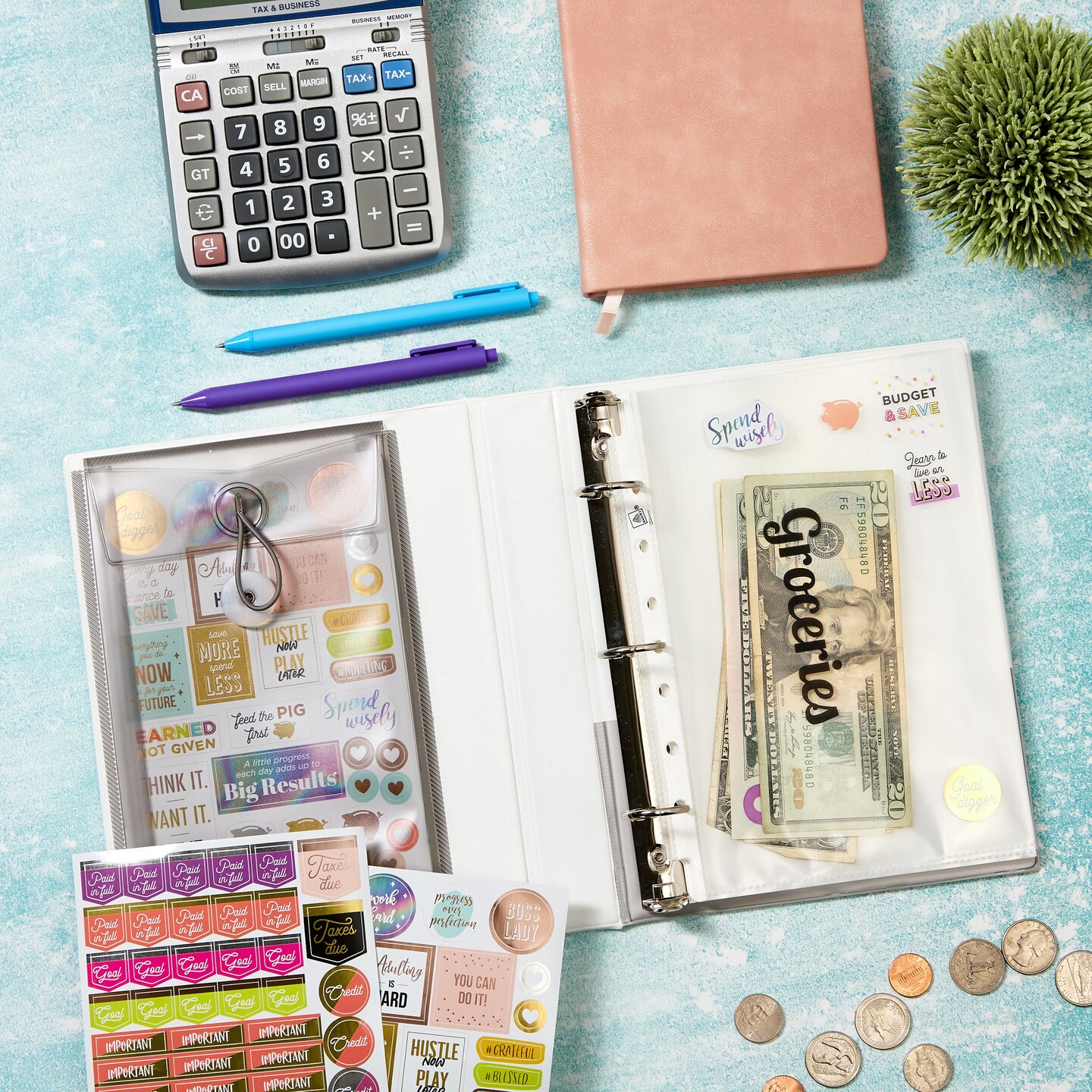 Avery Mini Durable View Protect & Store Binder, Holds 5.5" x 8.5" Paper, 1" Round Rings, 175-Sheet Capacity, 1.4 Inch Wide Spine, Includes Fully Enclosed Pocket, 1 White Binder (23011)