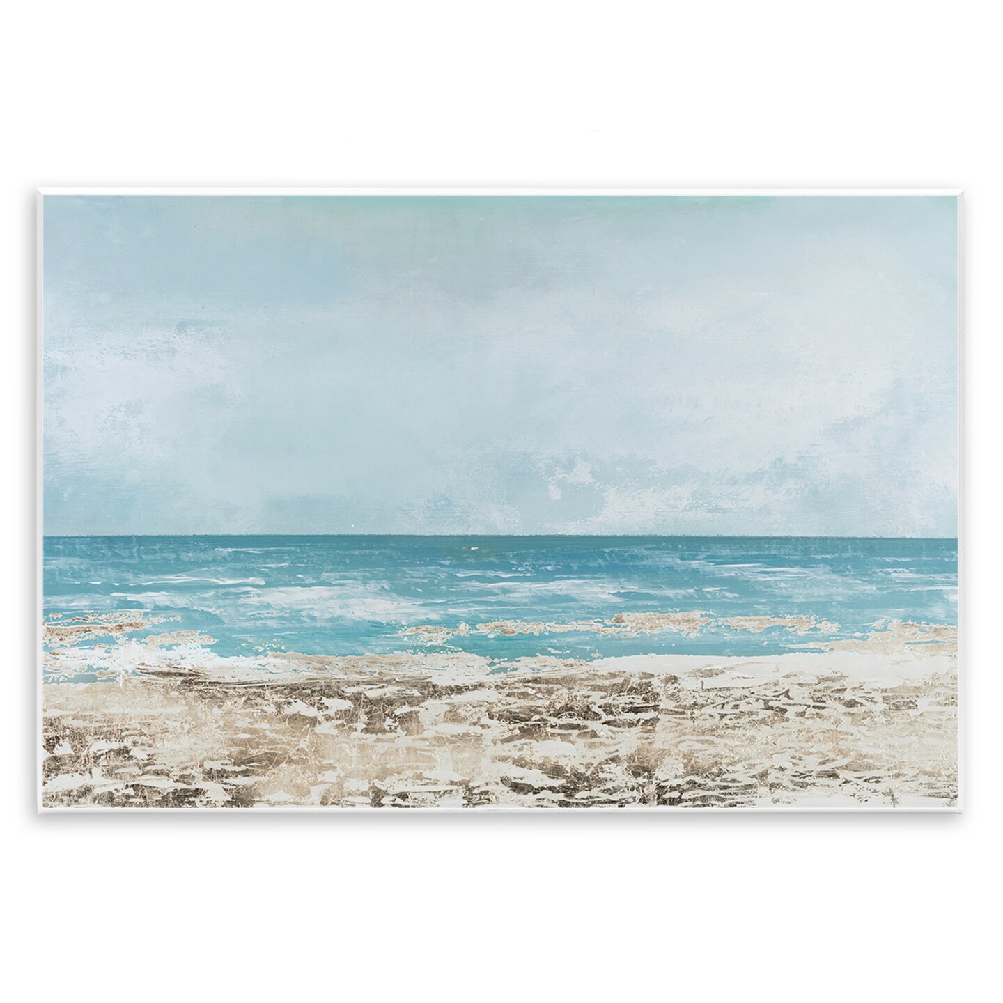 Stupell Industries Peaceful Mood Coastal Scene Wall Plaque, design by Lorenzo Collective