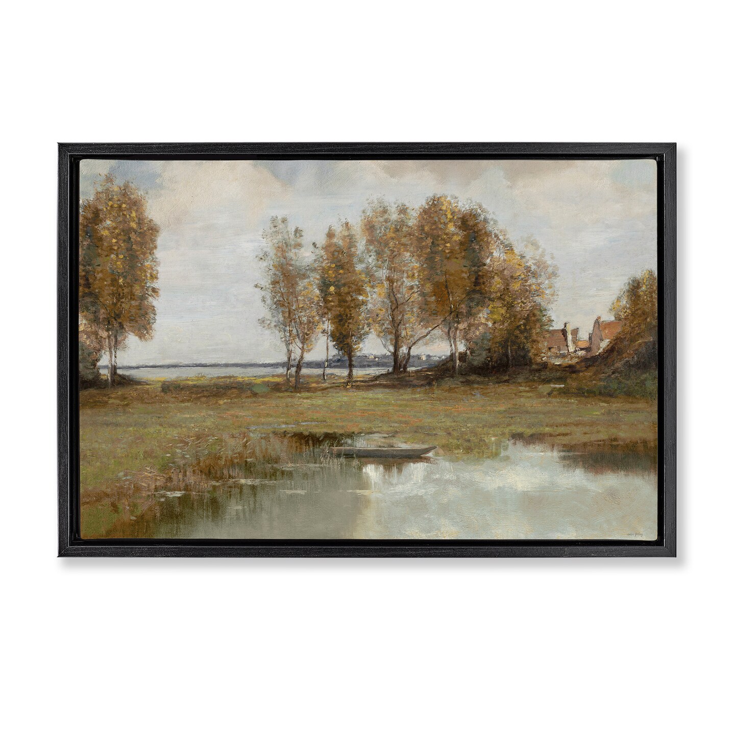 Stupell Industries A Peaceful Spot Landscape Floating Frame, design by Amber Sterling