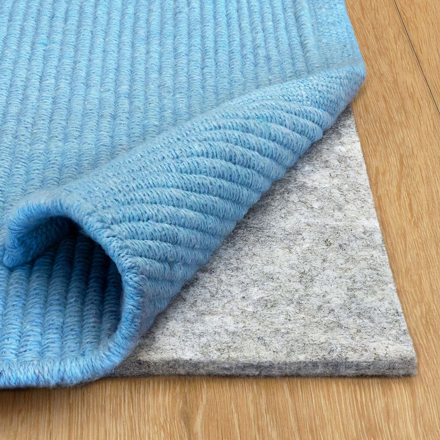 Basics - 8'x10' - 1/4" Thick - 100% Felt - Protective Cushioning Rug Pad - Safe for All Floors and Finishes Including Hardwoods