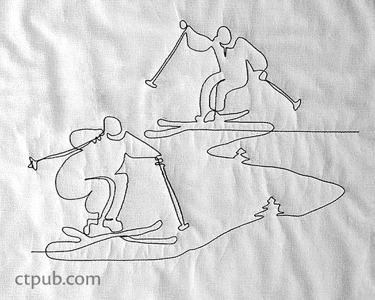 250 New Continuous-Line Quilting Designs Print-on-Demand Edition