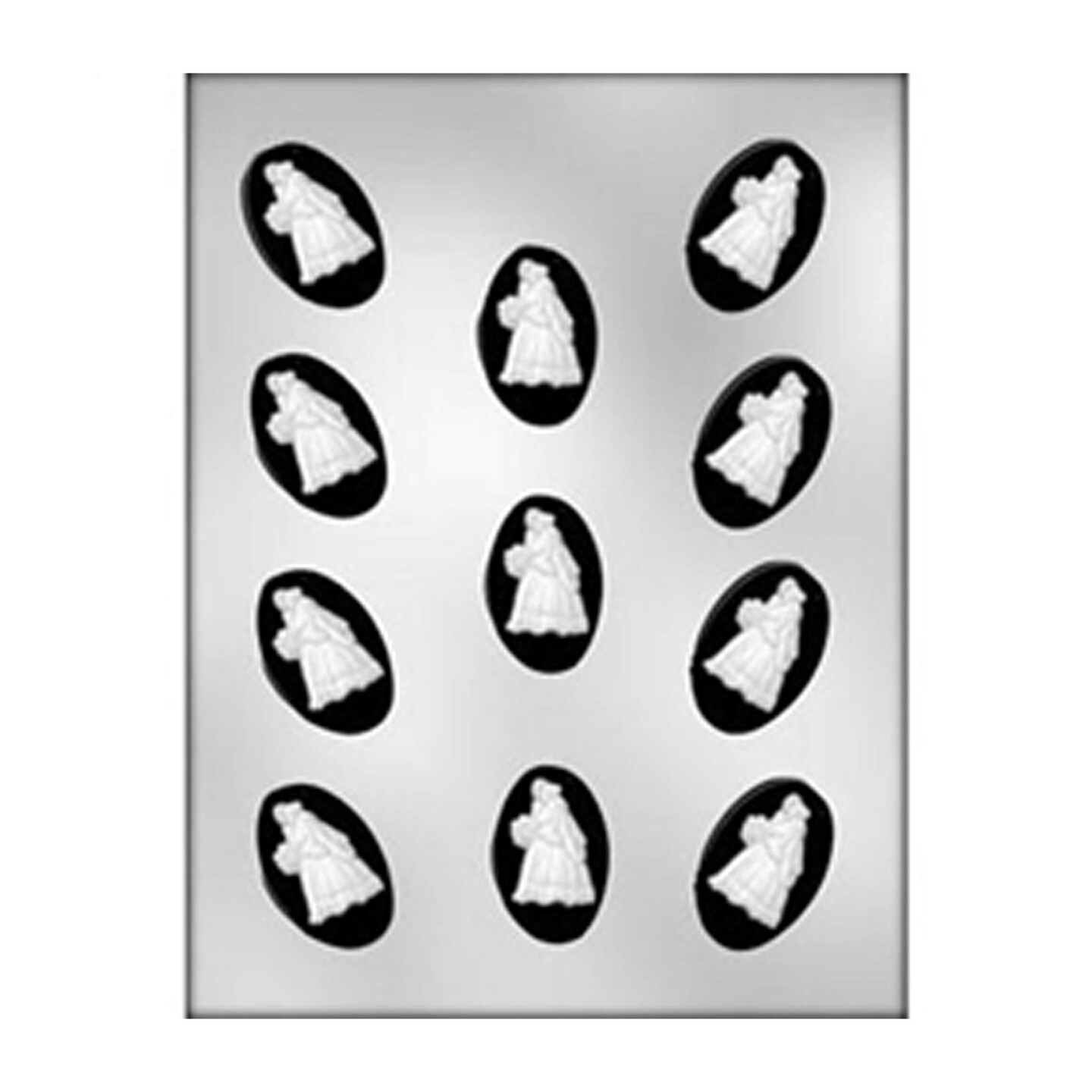 Oval Bridal Mint Chocolate Mold for Wedding Favors