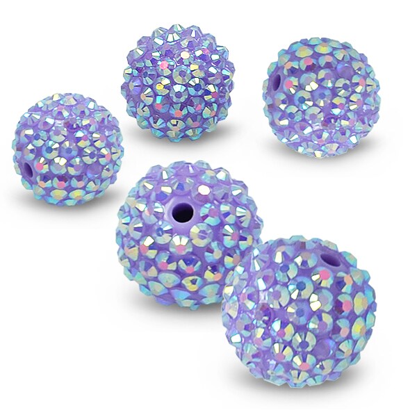 20mm Resin rhinestone beads