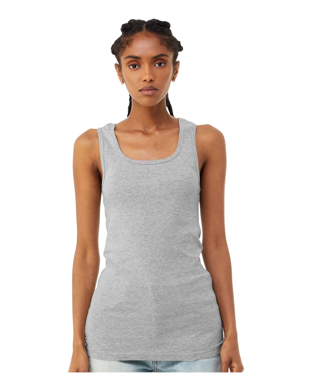 BELLA+CANVAS® Ladies Micro Ribbed Tank for Casual Wear, Streetwear & Slim Fit Everyday Comfort Top