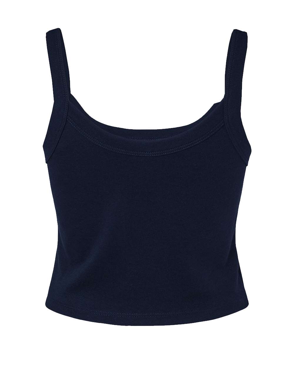 BELLA + CANVAS Women’s Micro Rib Spaghetti Strap Tank Top for Layering & Custom Print Fitted Cami