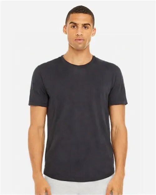 BELLA + CANVAS Premium Unisex Triblend V Neck Tee with Airlume Cotton and Sustainable Retail Fit