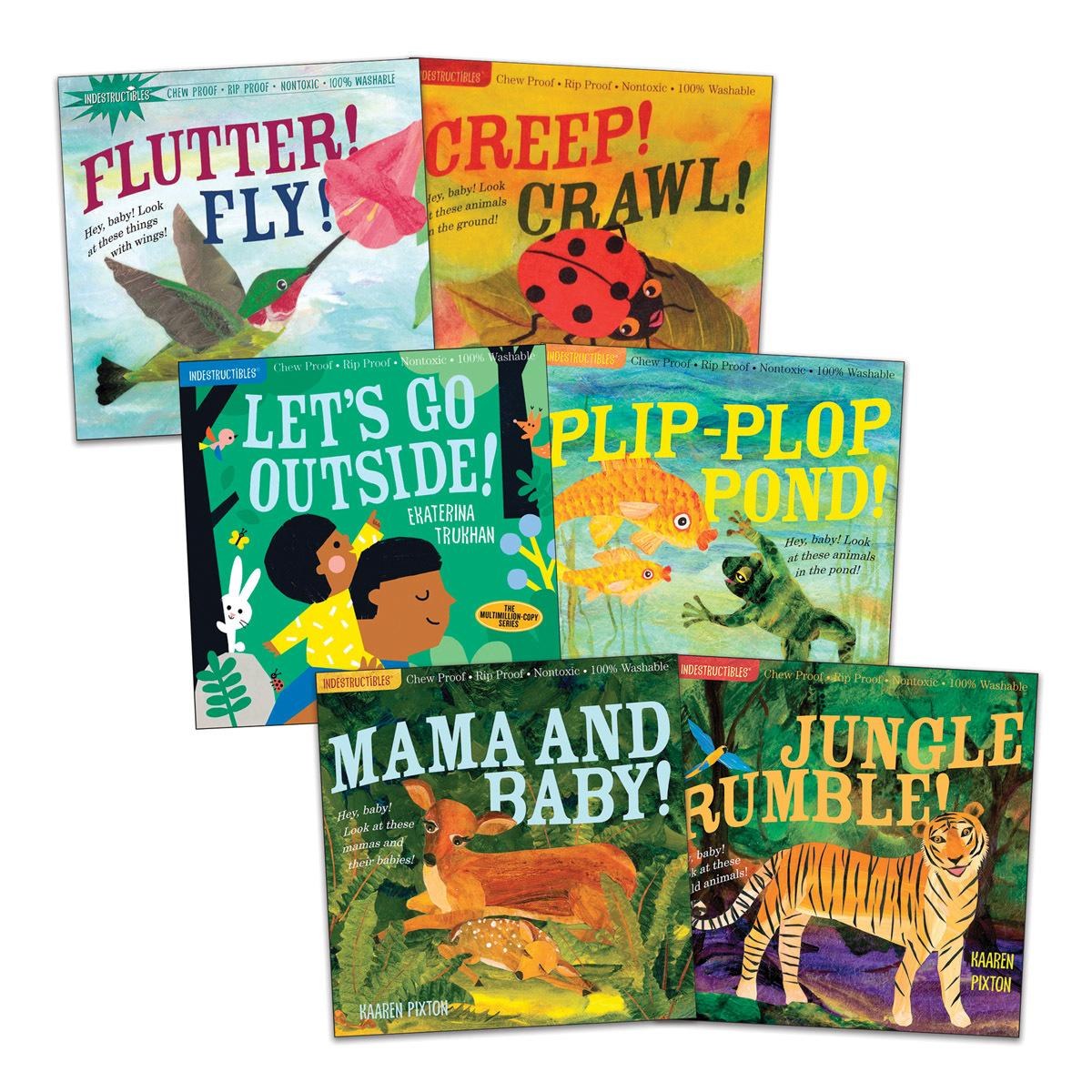 Workman Publishing Company Indestructibles Wordless Animal Books - Set of 6