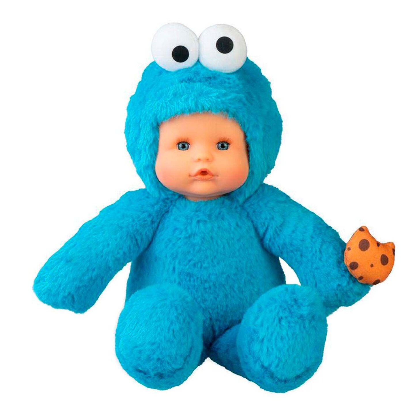 Nenuco Sesame Street Dress up Doll with Cookie Monster Costume, 12&#x22; Doll Designed for Toddlers 2+