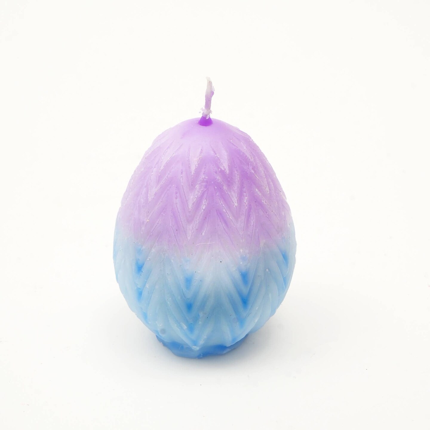 Easter Multicolor Pattern Egg Ombrey Candle-Pack Of 12