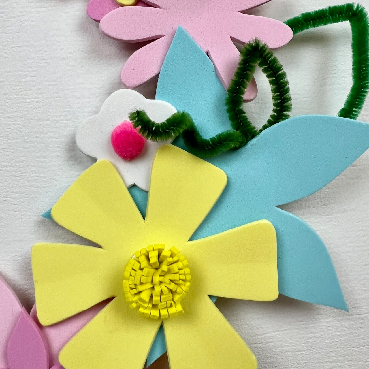 Kids Club: Foam Floral Wreath