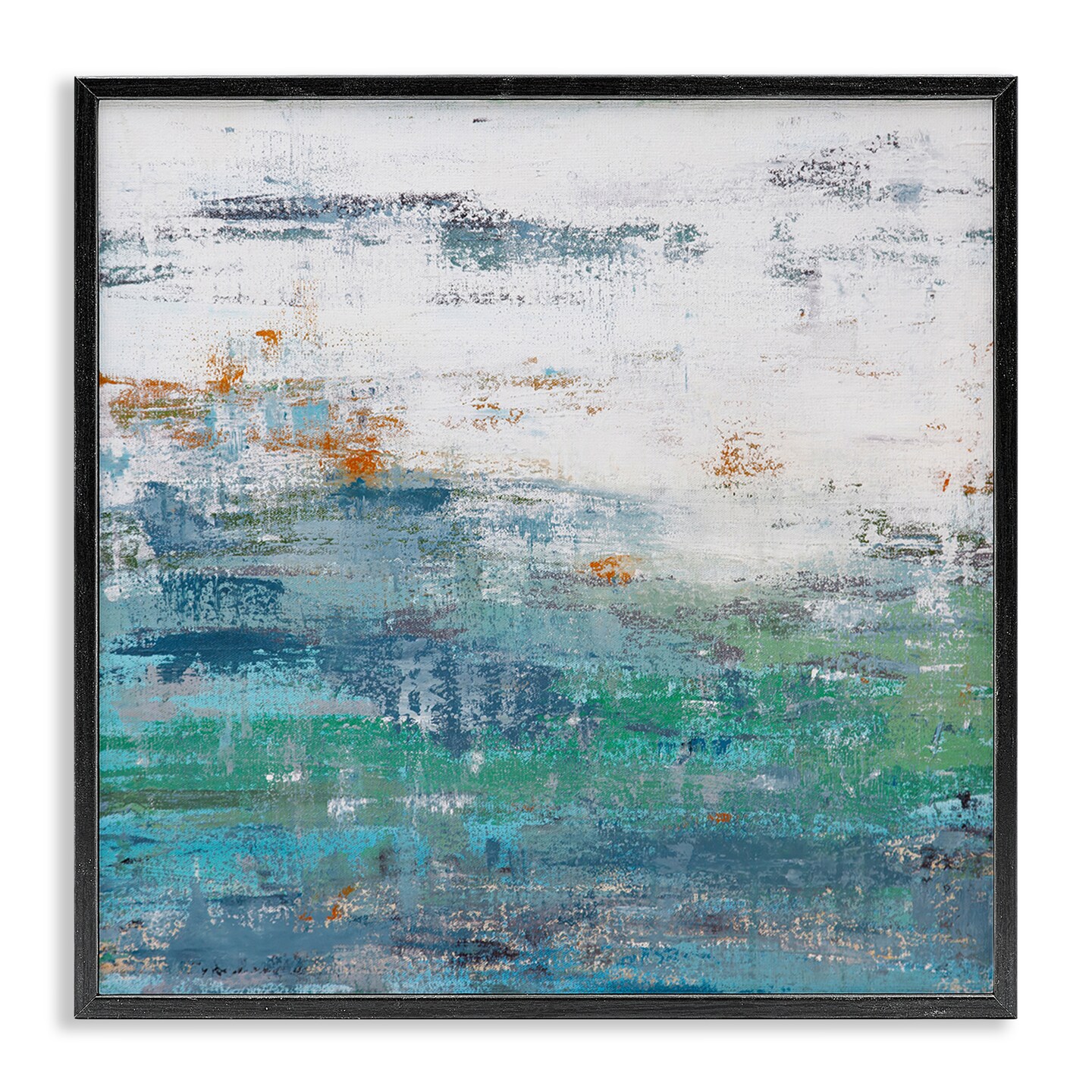 Stupell Industries Distressed Paint Gradient Framed Giclee Wall Art Design by Hilary Winfield