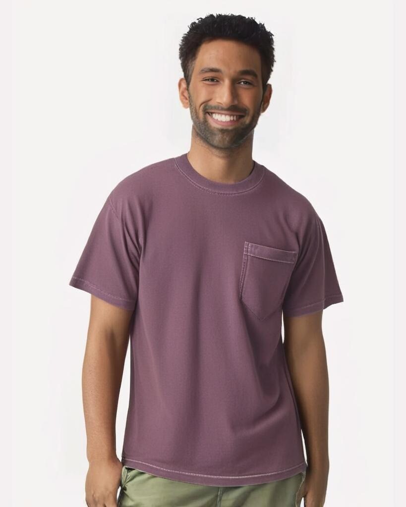 Comfort Colors&#xAE; Garment-Dyed Heavyweight Pocket Short Sleeve T-Shirt