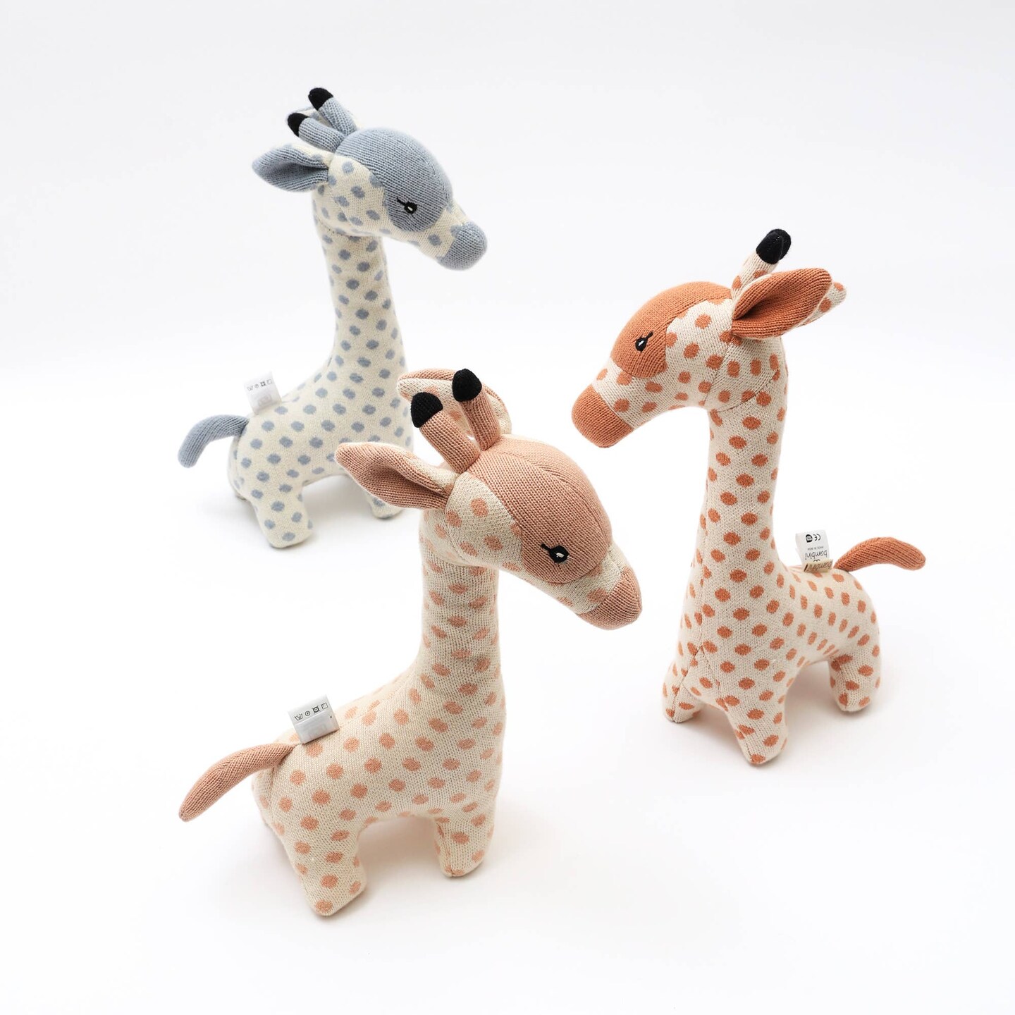 100% Handmade Cotton knitted Soft Spotty Plush Toy/Soft toys