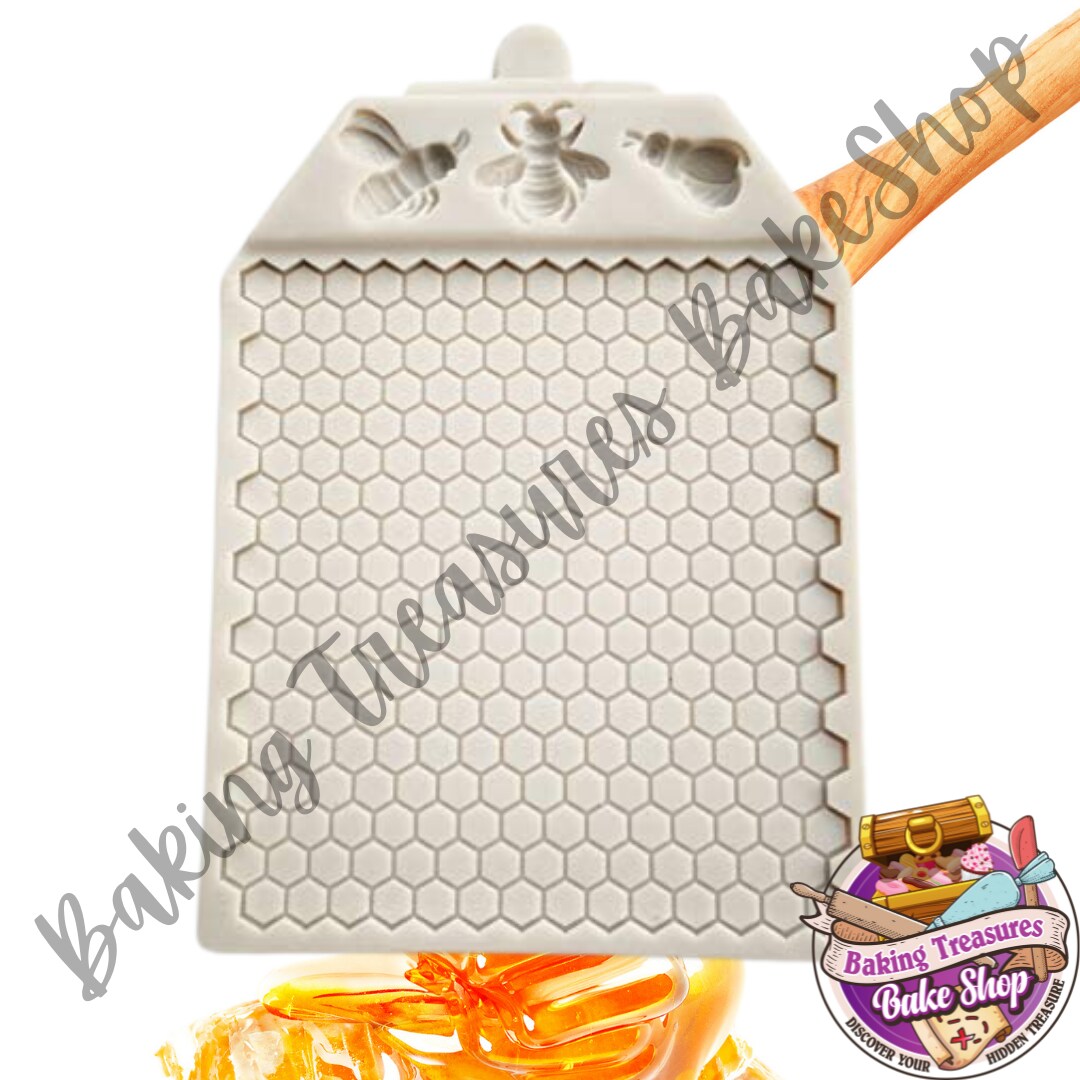 Honeycomb Bees Silicone Mold