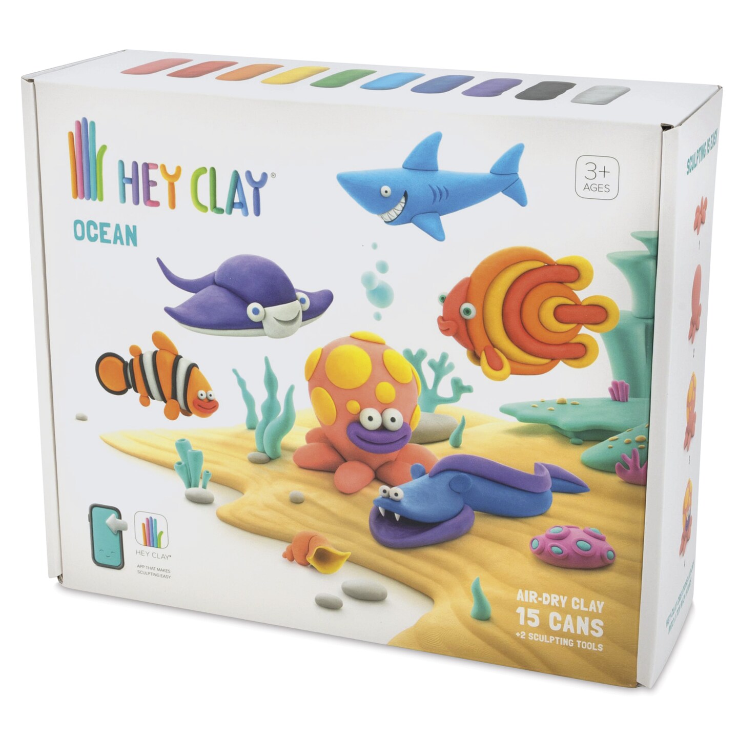 Fat Brain Toys Hey Clay Kit - Ocean Creatures