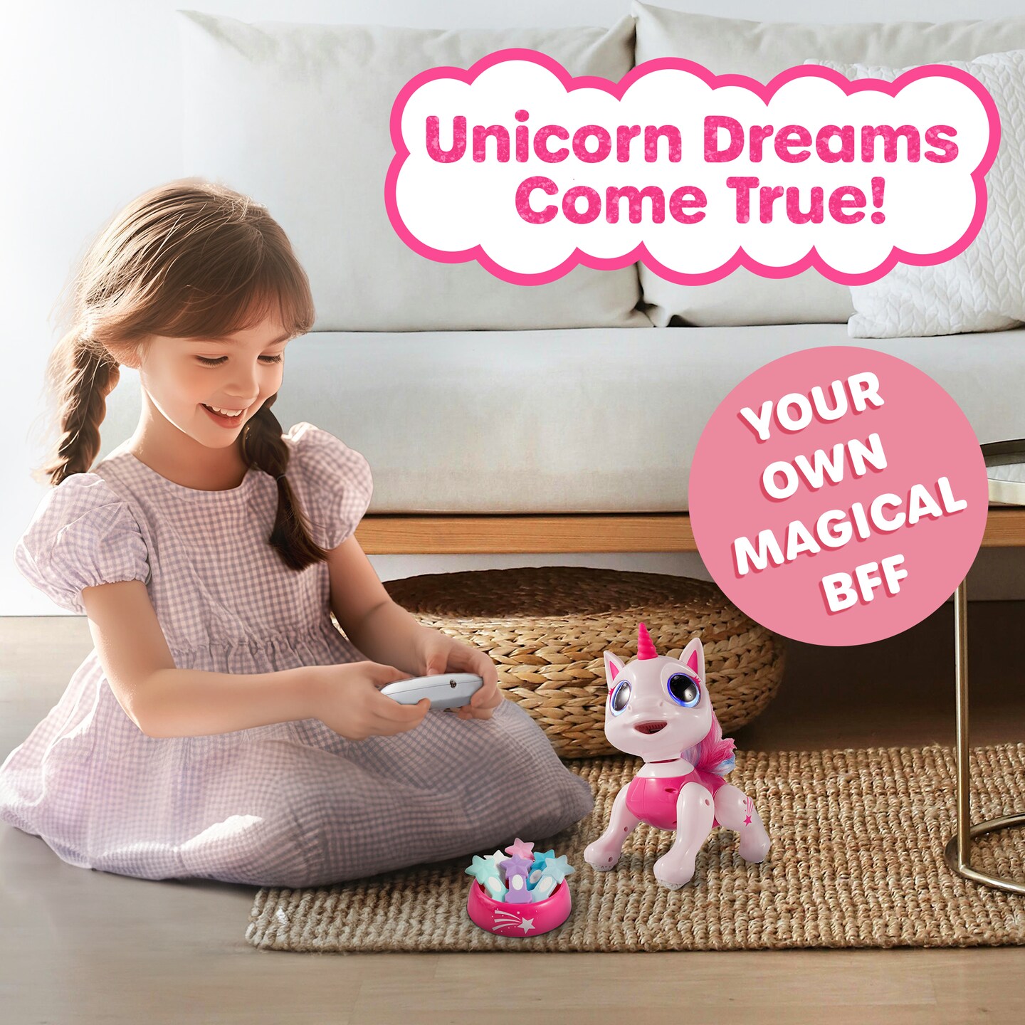 Power Your Fun RC Unicorn Robo Pets - Pink