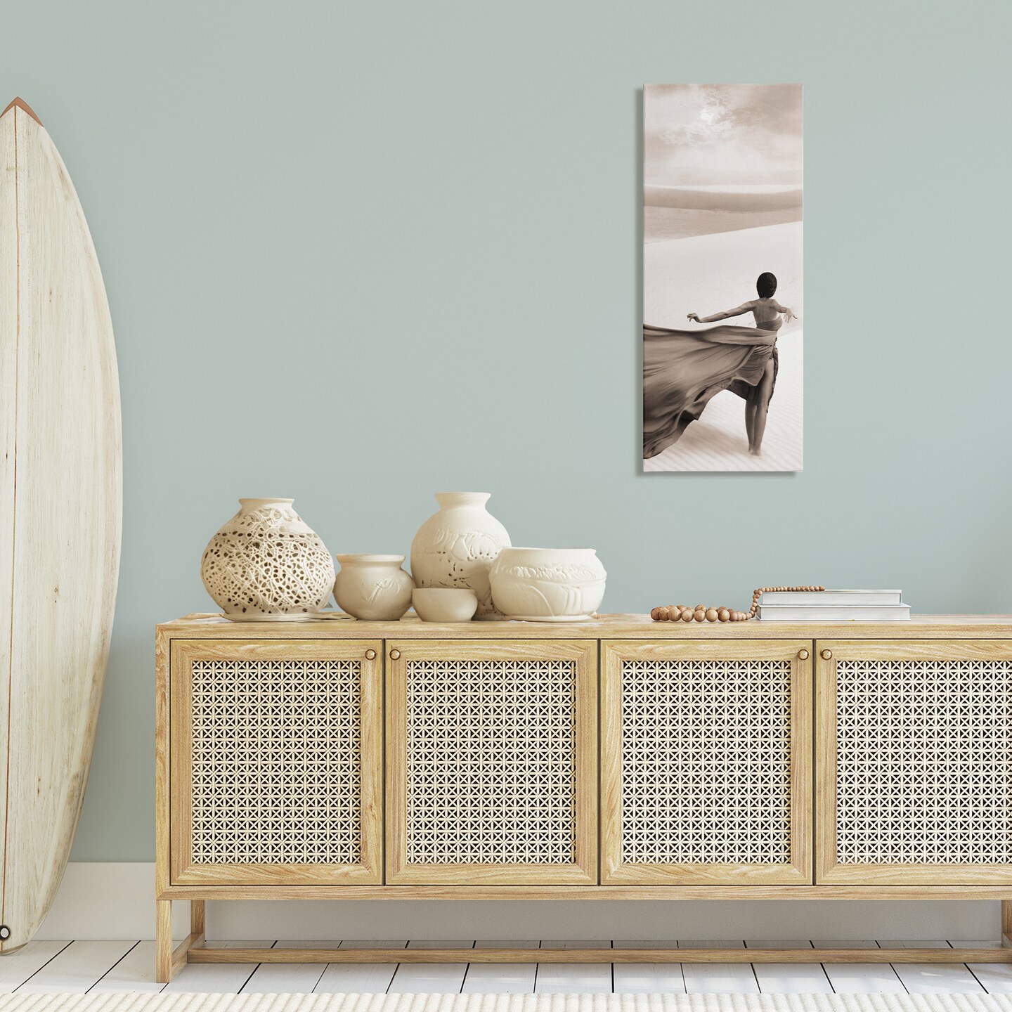 Stupell Industries Billowing Dress in Desert Canvas Wall Art Design by Reinders