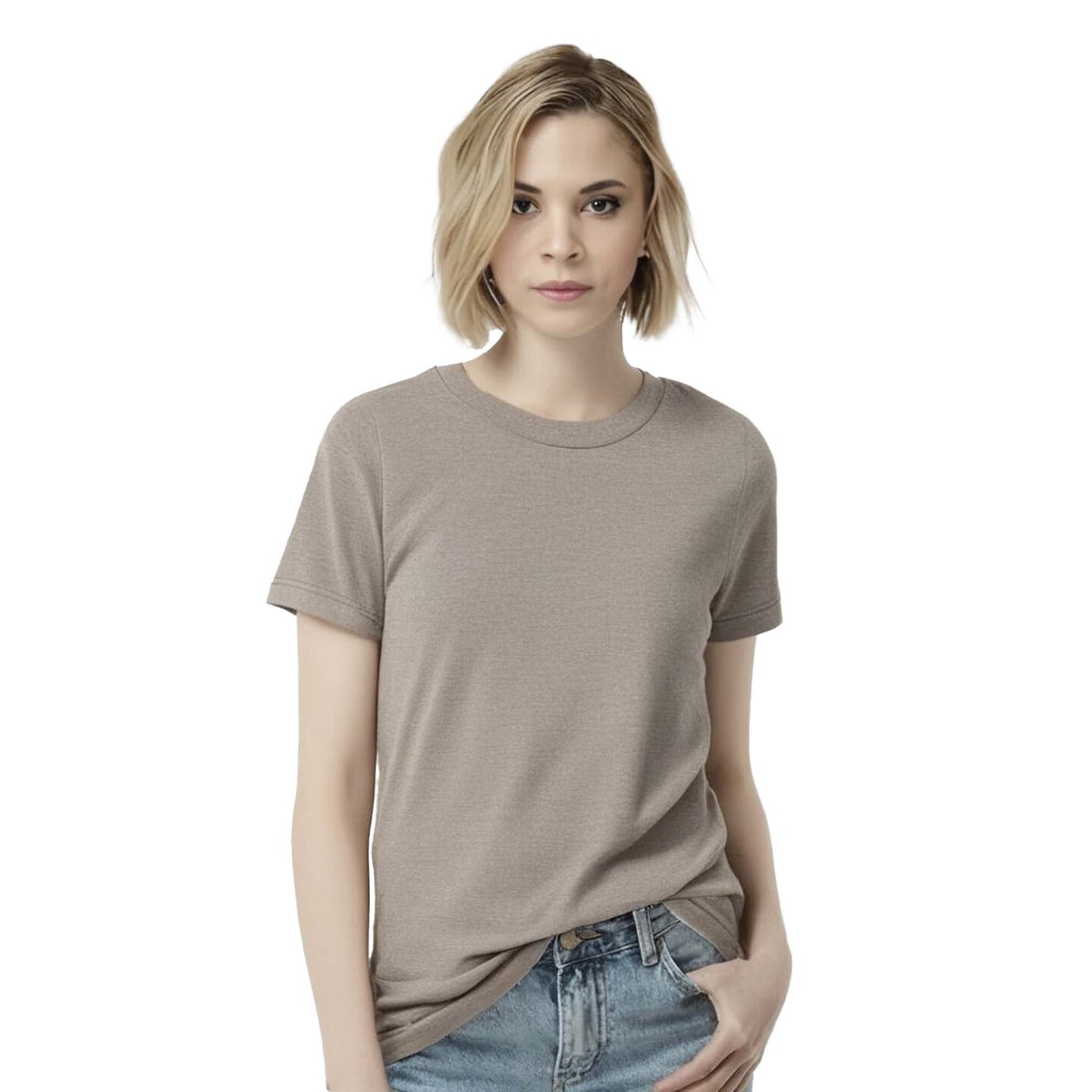 Gildan Softstyle Women’s CVC Crewneck Short Sleeve T-Shirt for Ready Printing & Everyday Wear Cotton Blend Tee
