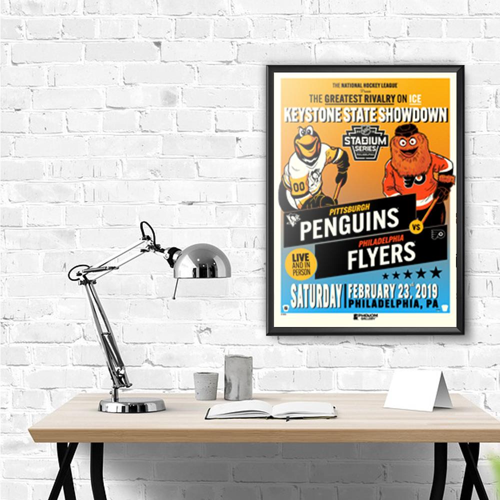 Phenom Gallery NHL Stadium Series 2019 - Penguins vs Flyers Serigraph (Printer Proof)