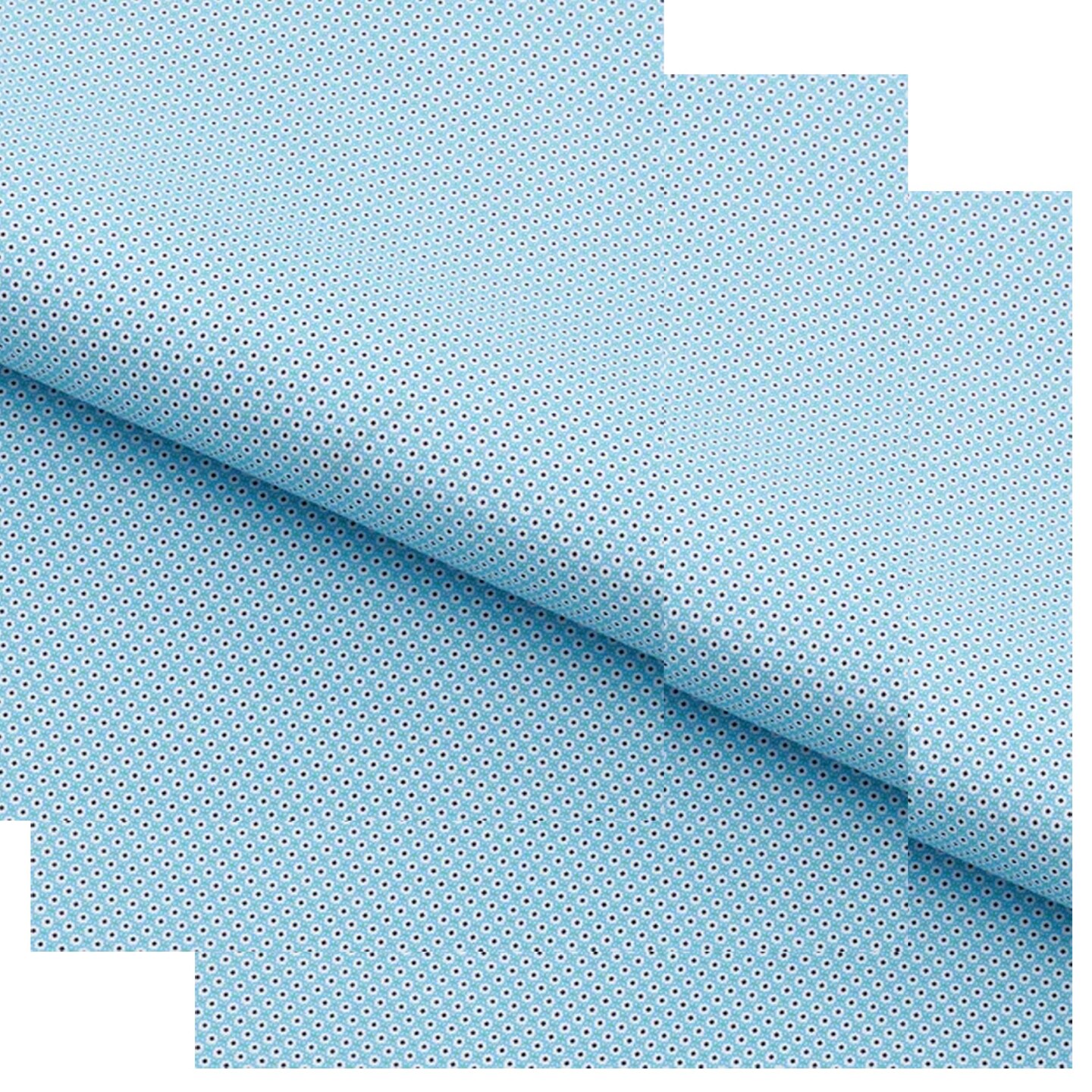 80% Recycled Nylon & 20% Spandex Flowers n' Dots Printed On Recycled Spandex Fabric 55/56” Width