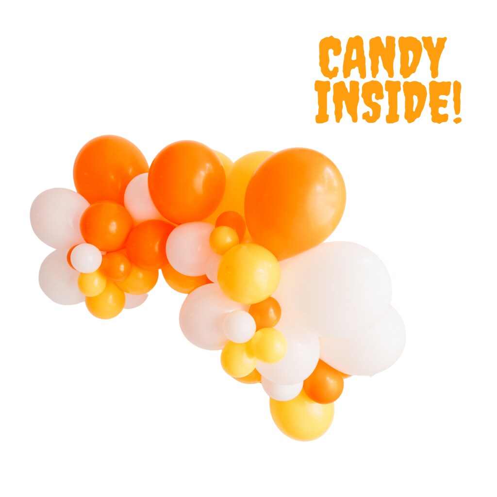 HALLOWEEN CANDY BALLOON PI&#xD1;ATA GARLAND