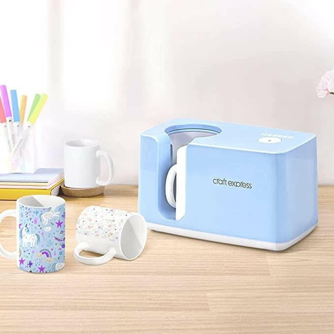 Craft Express Automatic Mug Press &#x2013; Pacific Blue for 11oz &#x26; 15oz Mugs