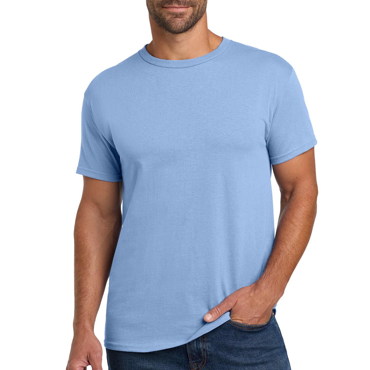Hanes Essential-T DIY Craft T-Shirt – Blank Cotton Tees for Printing Projects