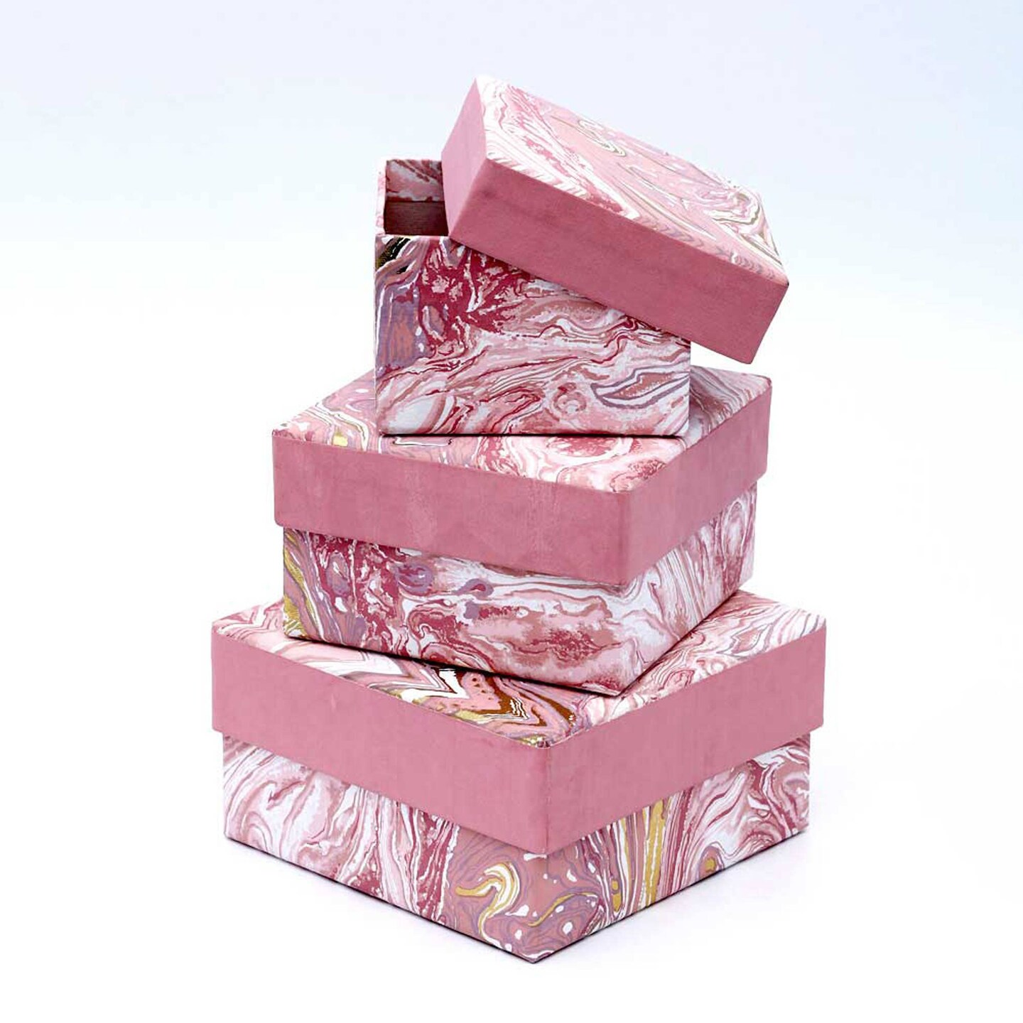 Square Storage Gift Box- Set of 3