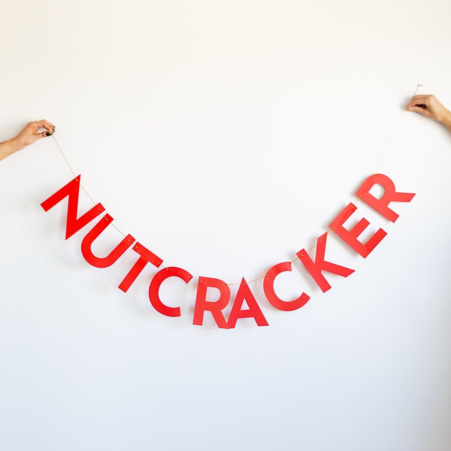 ELF &#x22;SON OF A NUTCRACKER&#x22; BANNER