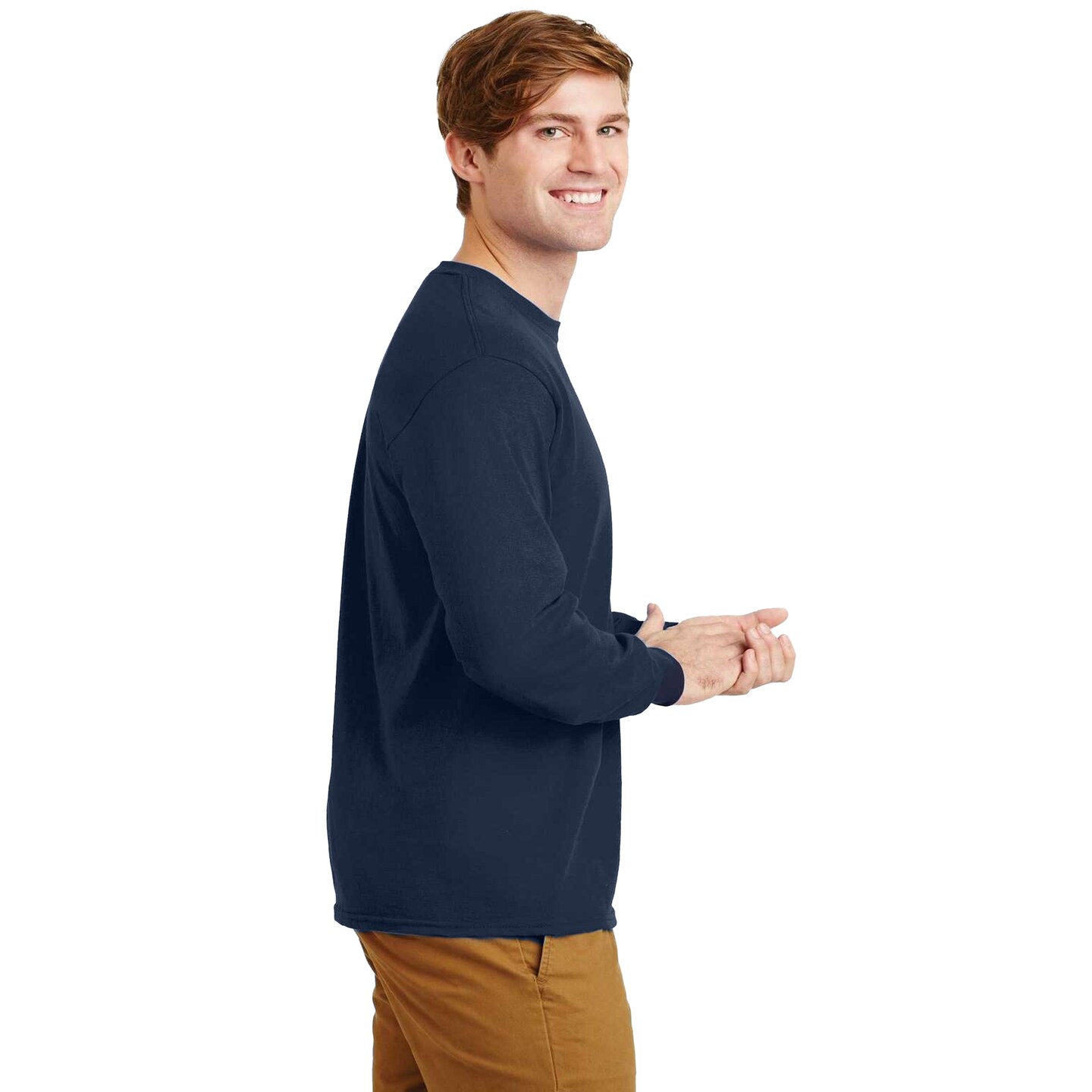 Gildan Ultra Cotton Long Sleeve T-Shirt, Men&#x27;s Adult T-Shirt