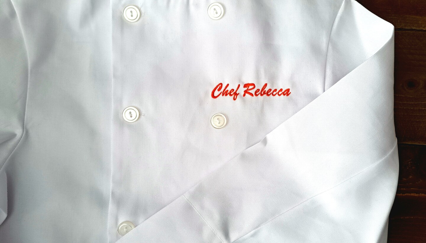 PERSONALIZED Chef Coat; chef wear; professional chef; custom chef coat; chef hats; white black chef coat; cooking coat; men's women's chef product 4