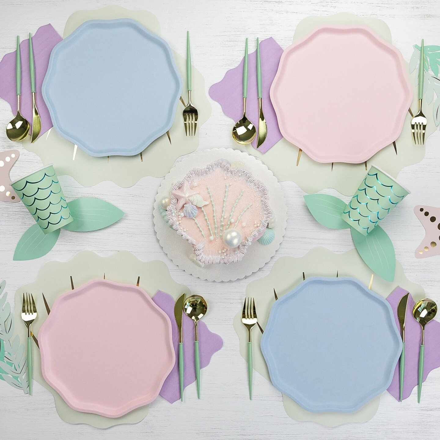 PETAL PINK COMPOSTABLE DINNER PLATES