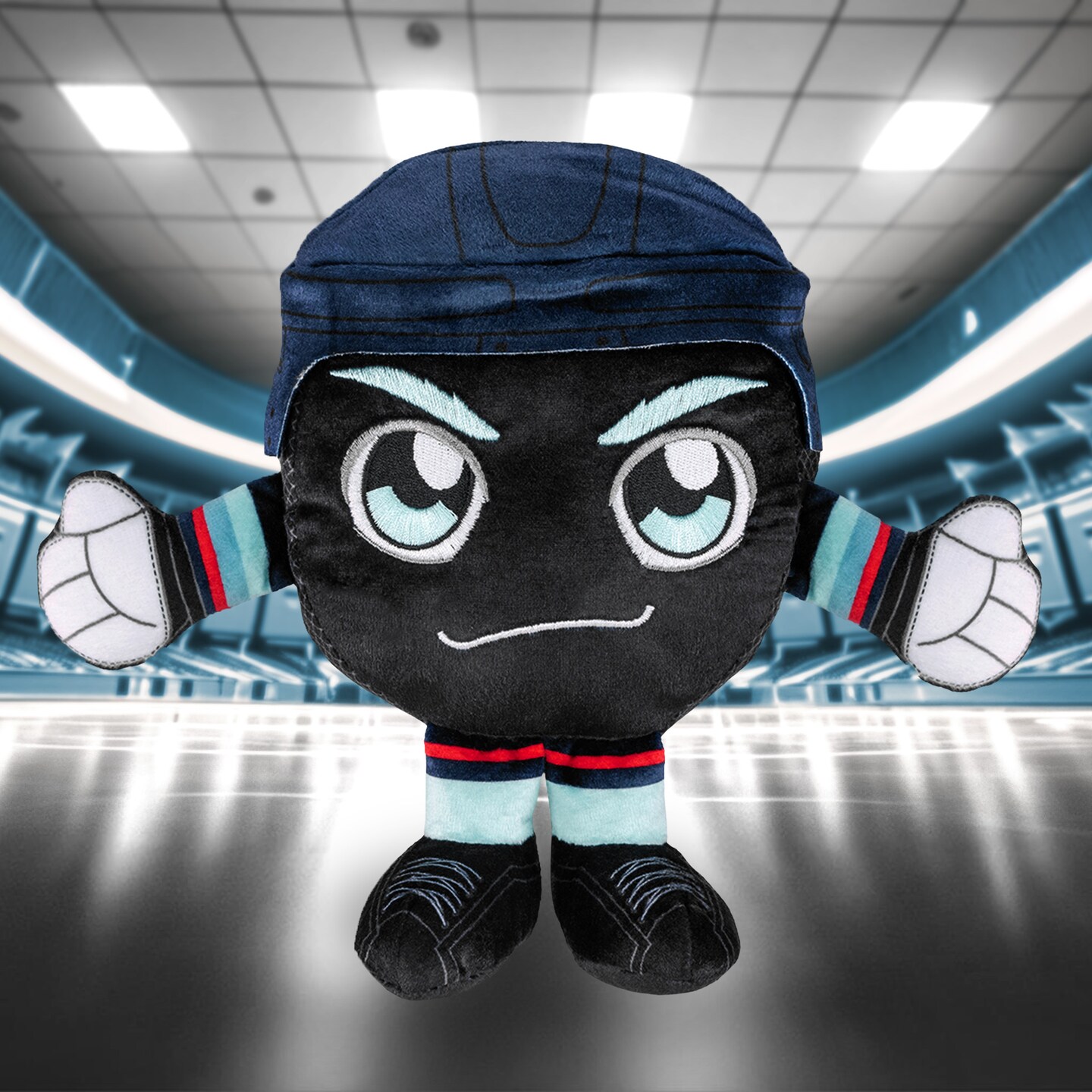 Bleacher Creatures Seattle Kraken 8&#x22; Kuricha Hockey Puck Plush