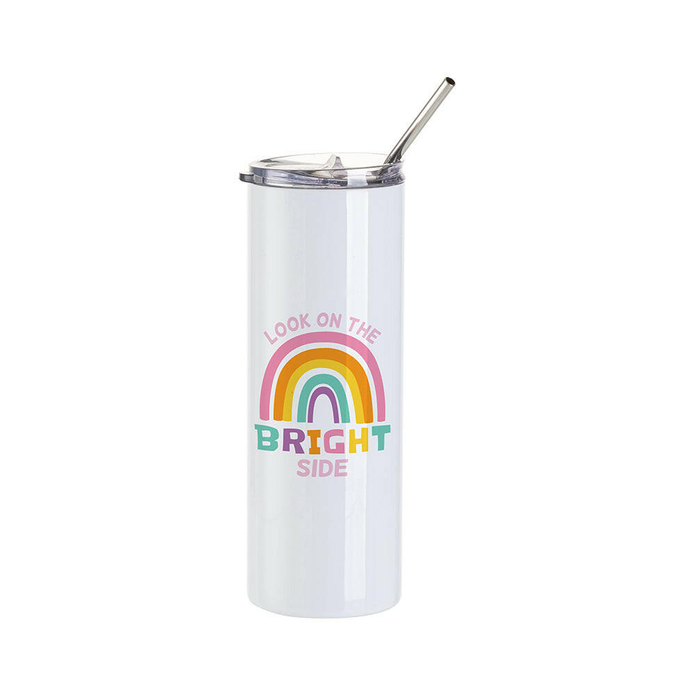 20oz Stainless Steel Sublimation Skinny Tumbler - 4 Pack