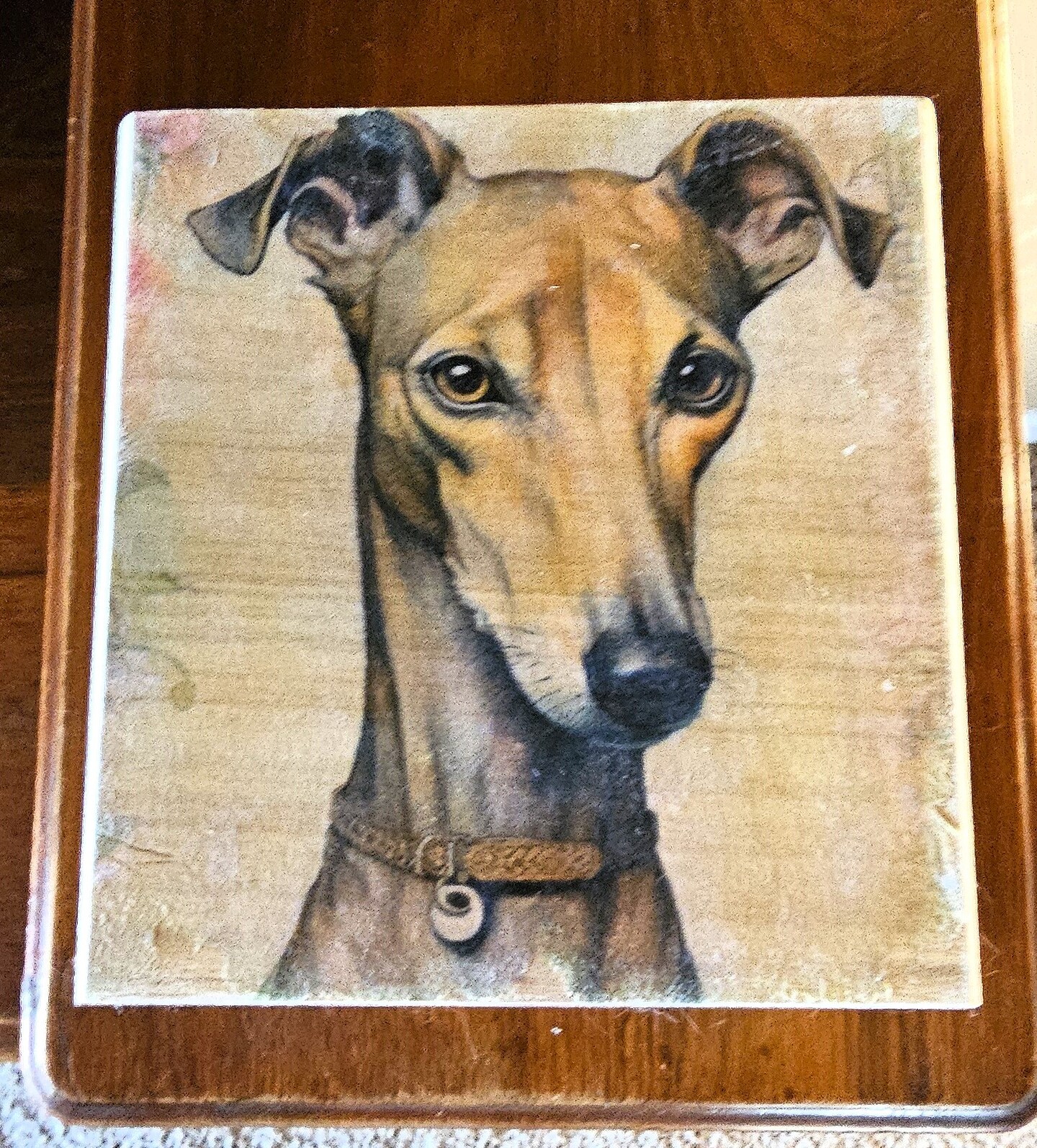 GREY HOUND AMERICRUISER 　缶ケース　アンティーク Greyhound Box Vintage Look, Stained Wood Trinket Box | MakerPlace