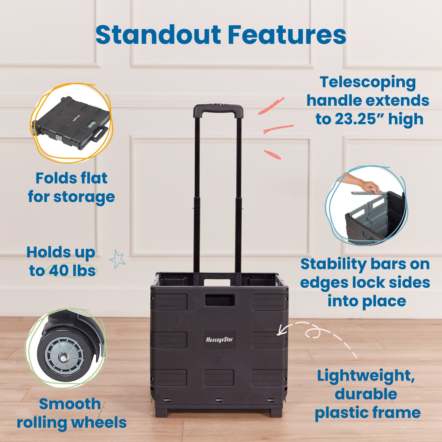 Universal Rolling Cart, Mobile Storage