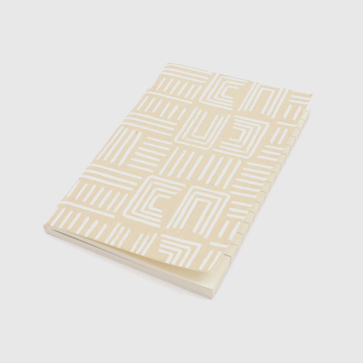 Soft Cover Brown Abstract Handmade Paper Notebooks – Pack of 5, 6x4 Inch Mini Journals for Notes & Sketching