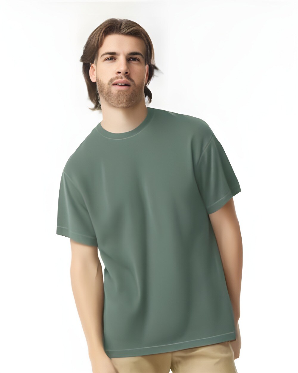 Adult Garment Dyed Heavyweight Crewneck T-Shirt for Vintage, Daily & Relaxed Outfit Wear