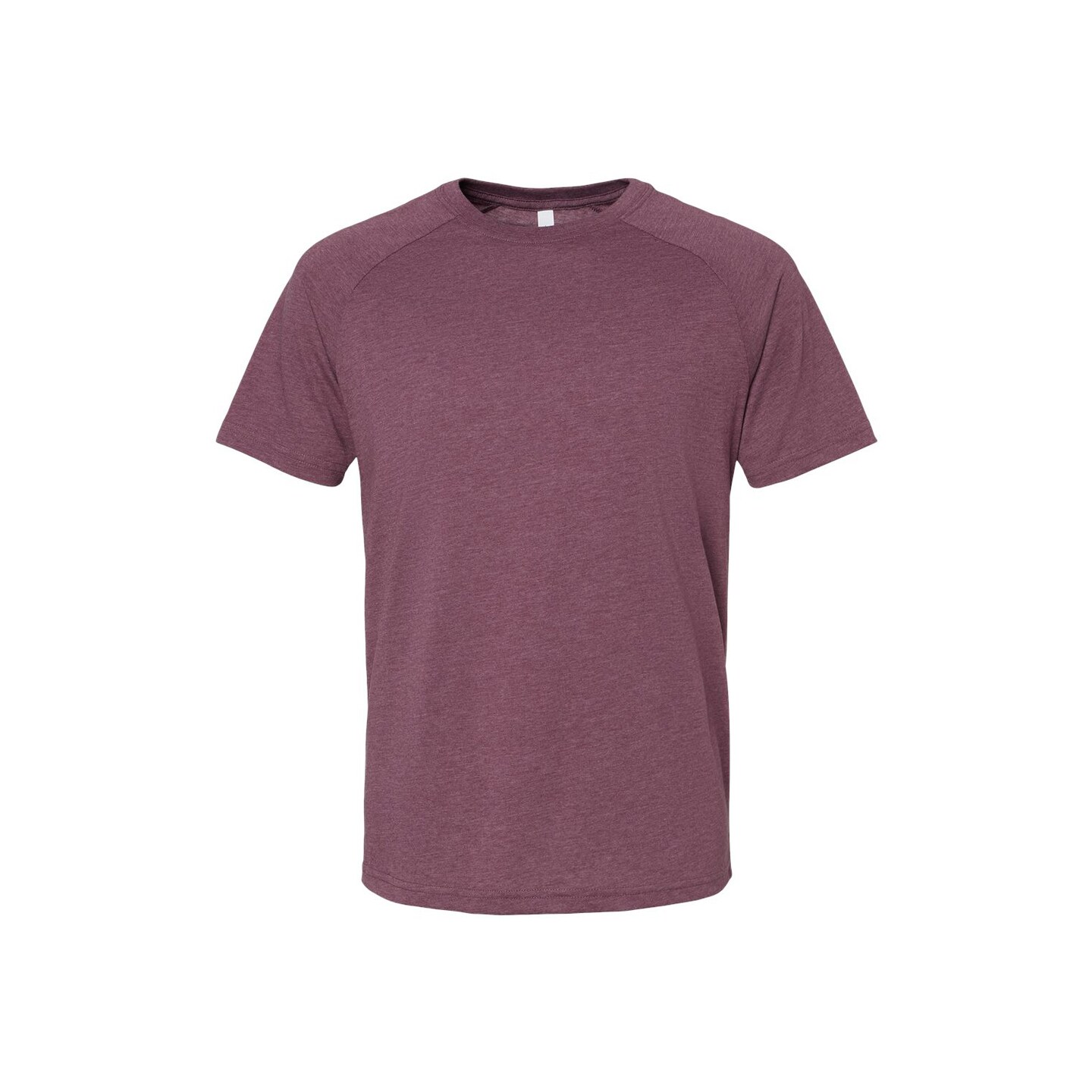 BELLA + CANVAS Heather CVC Raglan Short Sleeve T-Shirt for Sports & Custom Print Tee