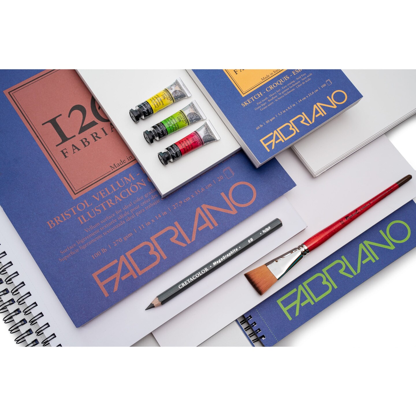 Fabriano 1264 Bristol Pad, 100 lb, 20 Sheets