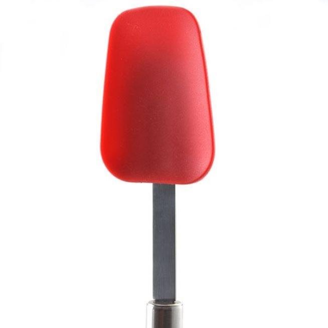 Norpro 3 Piece Silicone / Stainless Steel Kitchen Spatula Set - Red