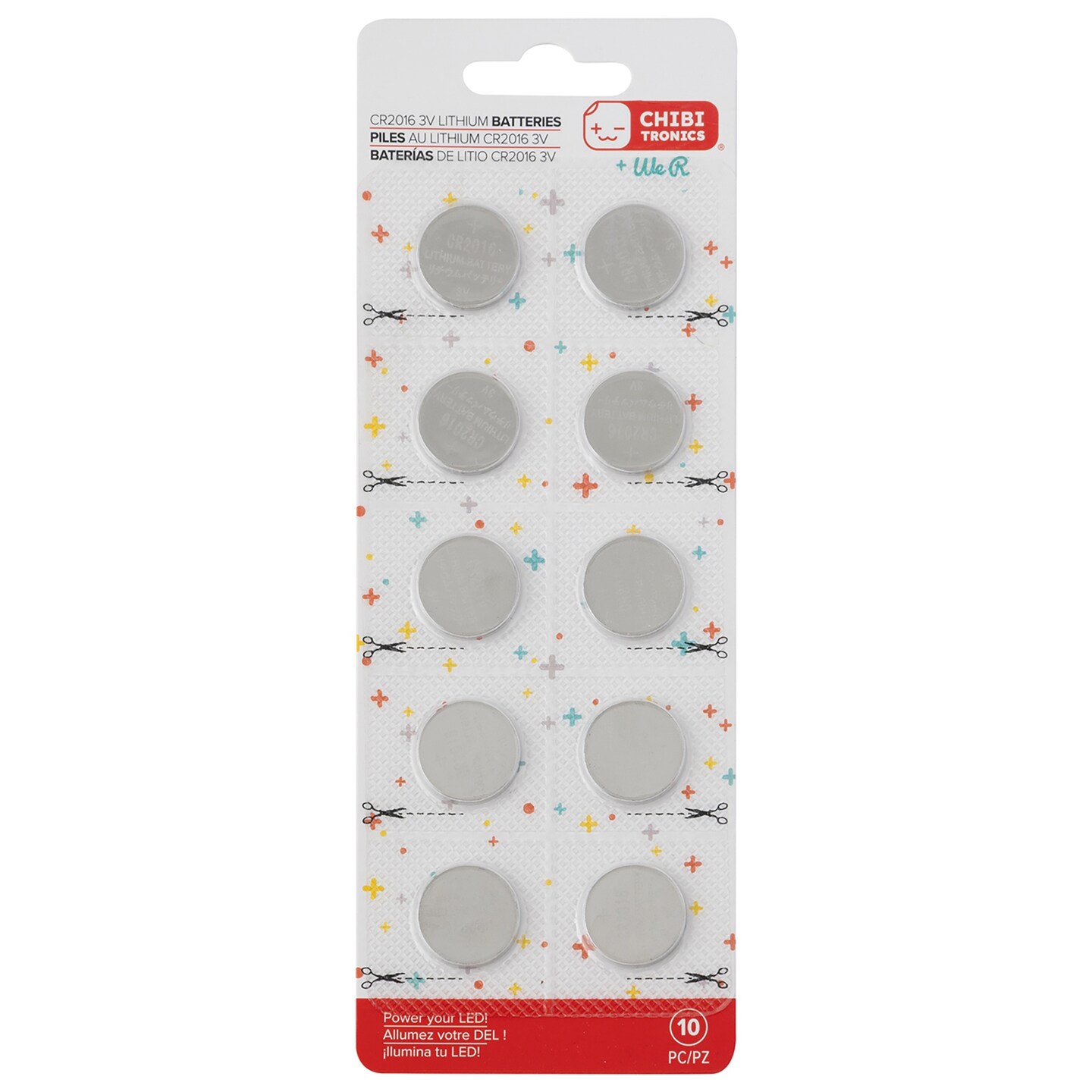 We R Chibitronics Coin Batteries-10/Pkg