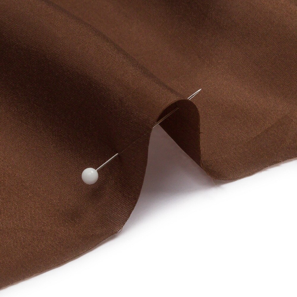 1 Yard Chocolate China Silk Habotai Silk Premium Lightweight Fabric 44 Inches Width