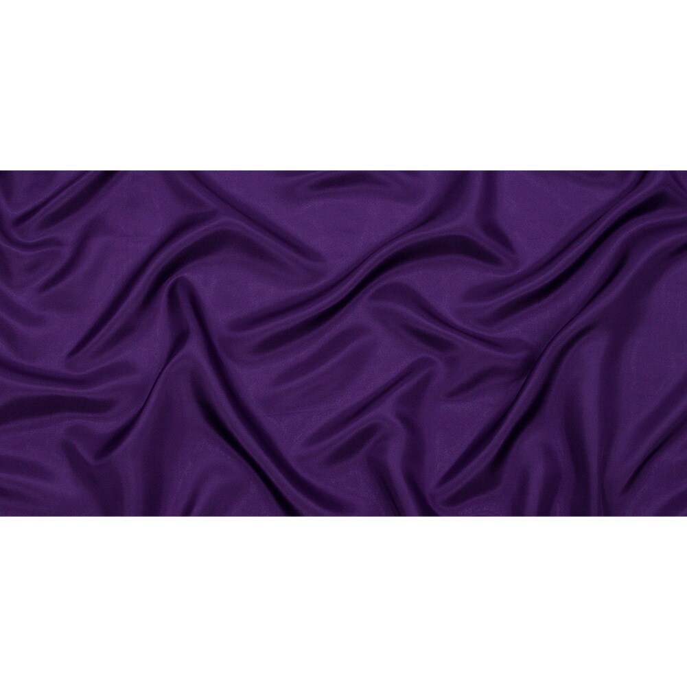 1 Yard Vibrant Grape China Silk Lightweight Draping Habotai Silk Fabric 44 Inches Width
