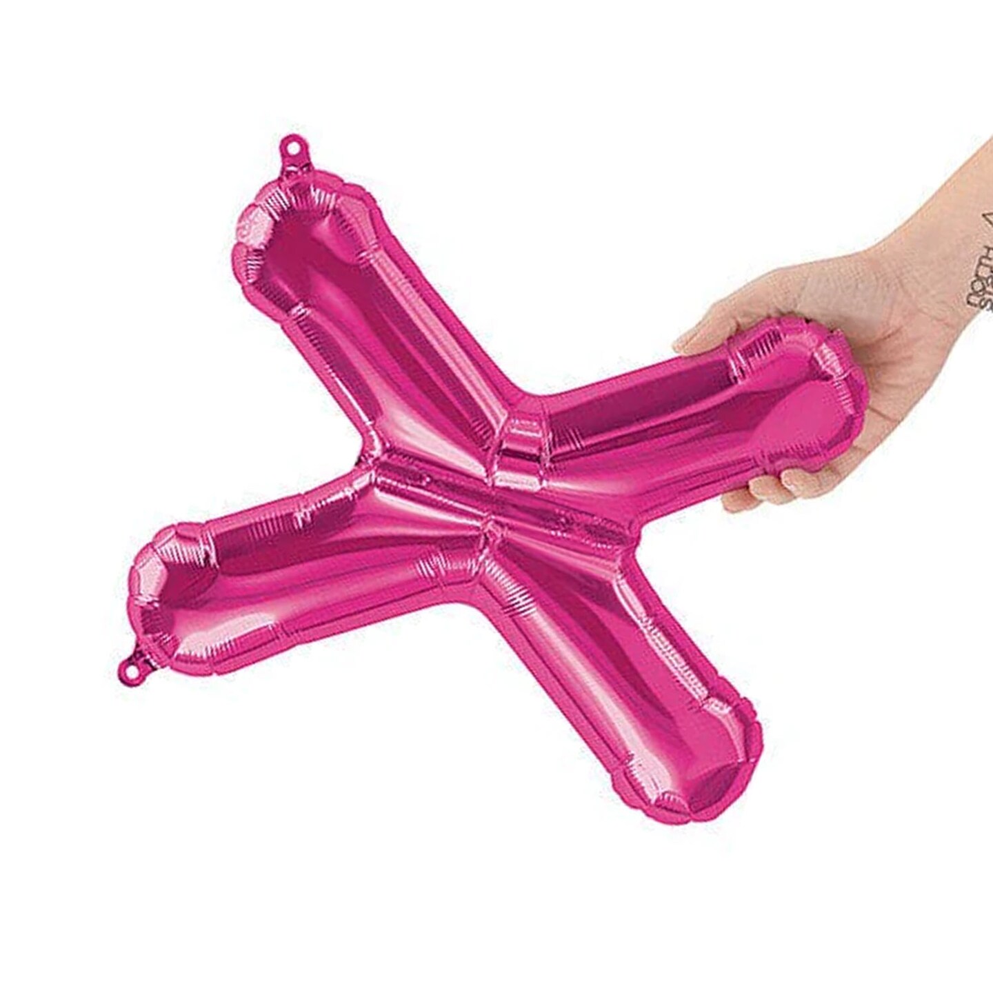 NorthStar Balloons&#xAE; 16 Inch Letter X Magenta Air Fill Only