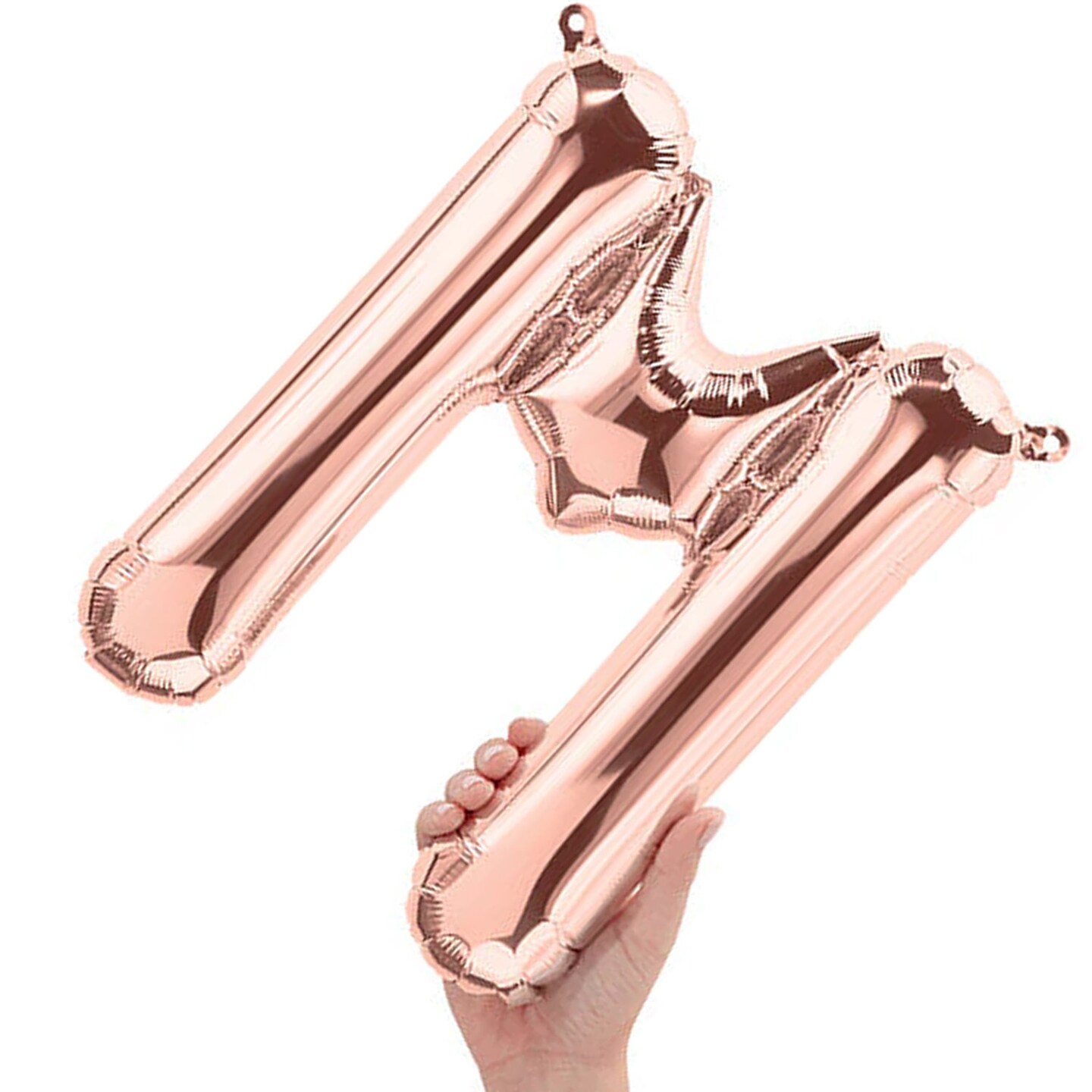 NorthStar Balloons&#xAE; 16 Inch Letter M Rose Gold Air Fill Only