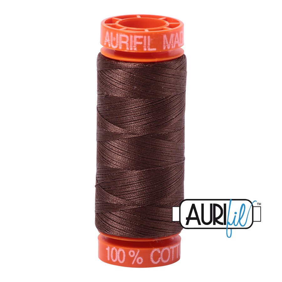 Medium Bark (1285) | 50wt Small Spool (200M / 220Y) | Aurifil Thread