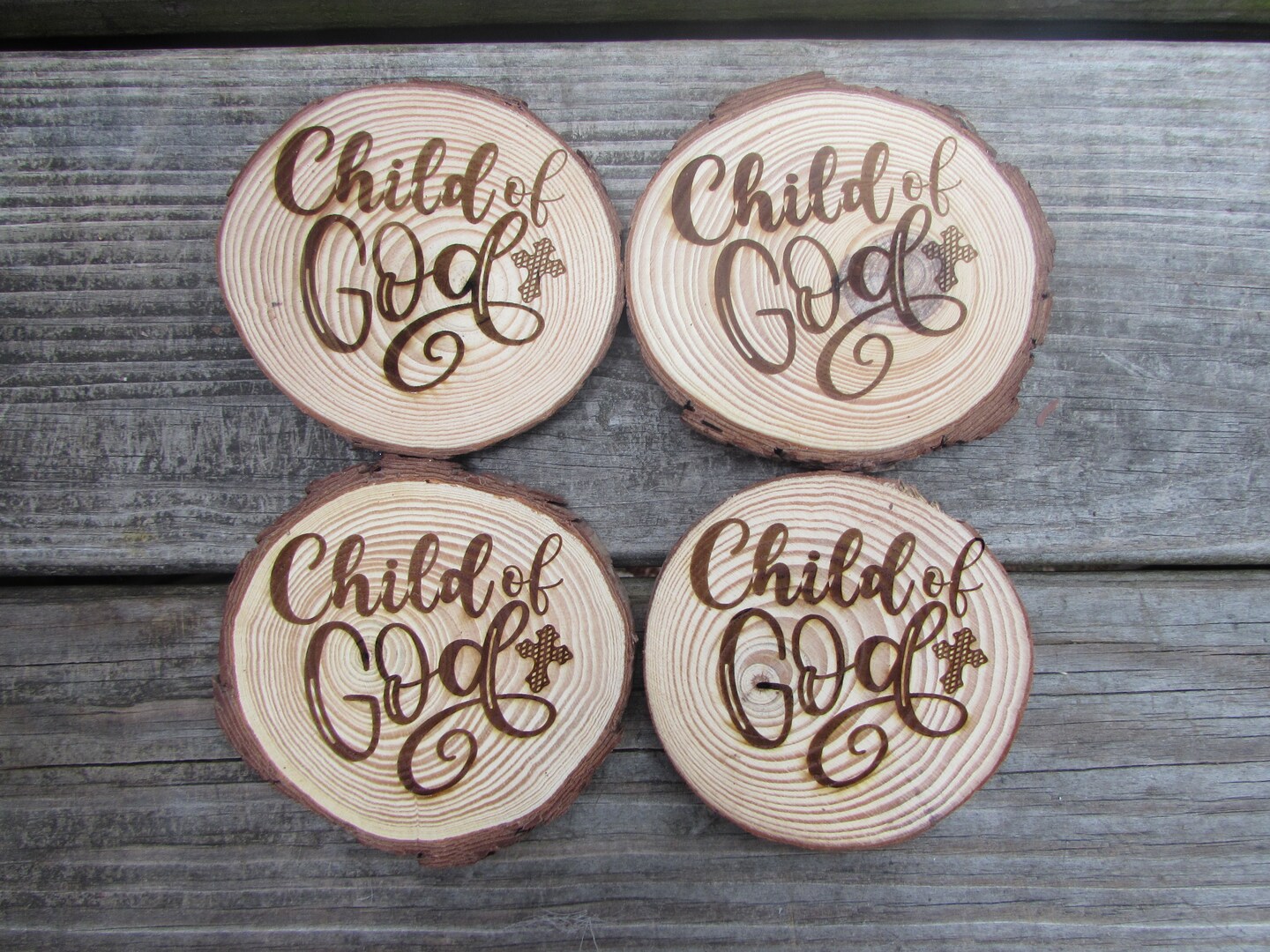 Laser Engraved Wood Christian Coasters, Scripture Quote, Inspirational Quote,  Bible Verse, Bible Quote, Drink Coasters | MakerPlace by Michaels, image size:1080x810