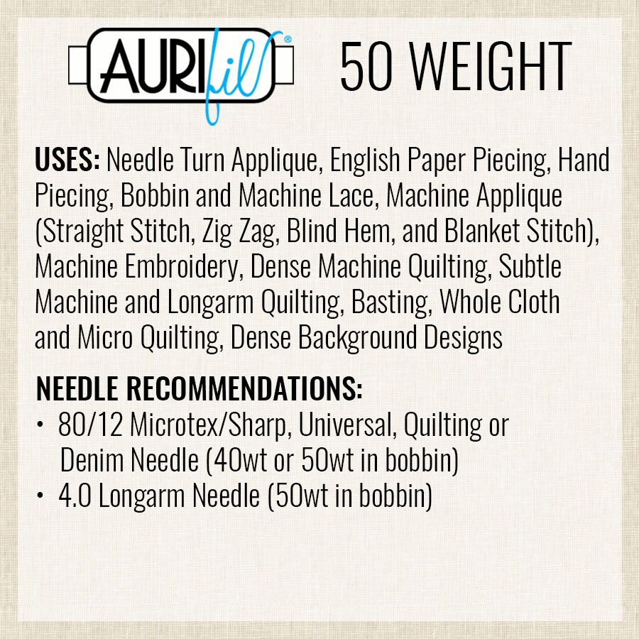 Light Wedgewood (2725) | 80wt Small Spool (274M / 300Y) | Aurifil Thread