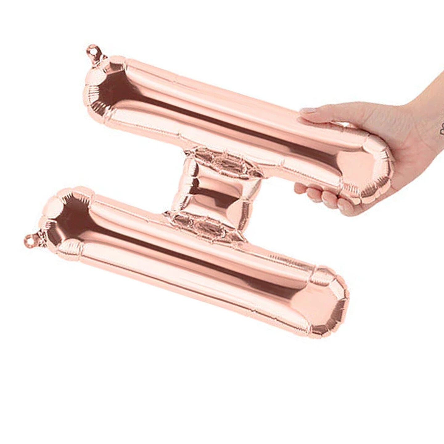 NorthStar Balloons&#xAE; 16 Inch Letter H Rose Gold Air Fill Only